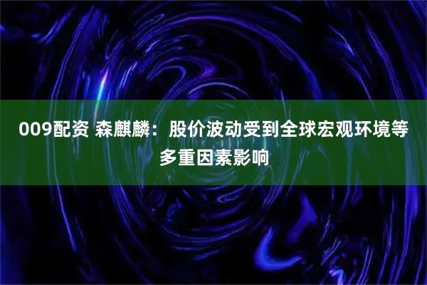 009配资 森麒麟：股价波动受到全球宏观环境等多重因素影响