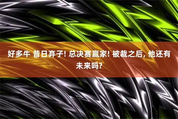 好多牛 昔日弃子! 总决赛赢家! 被裁之后, 他还有未来吗?