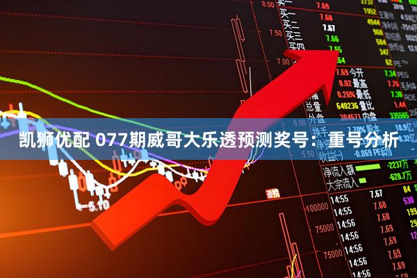 凯狮优配 077期威哥大乐透预测奖号：重号分析