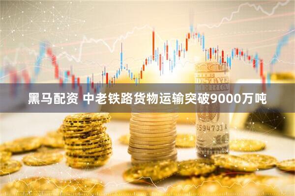 黑马配资 中老铁路货物运输突破9000万吨